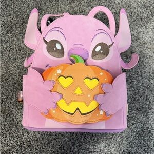 NWT Disney Angel with pumpkin Loungefly mini backpack